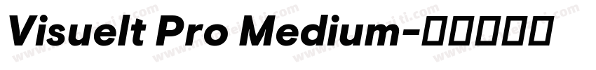 Visuelt Pro Medium字体转换